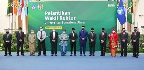 Wali Kota Medan Ucapkan Selamat Atas Pelantikan Wakil Rektor Universitas Sumatera Utara (USU) Periode 2021-2026